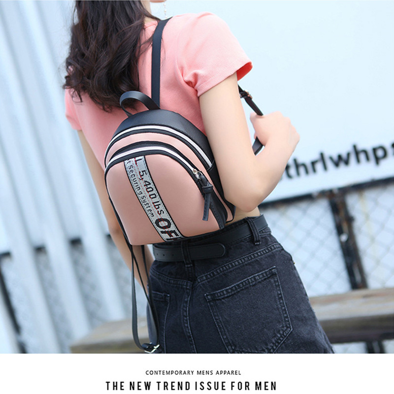 Fashion Korean Women's Bag PU Shoulder Bag Small School Bag Sling Bag Women Backpack Lady Bag