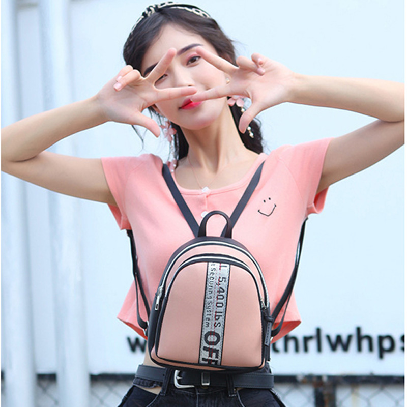 Fashion Korean Women's Bag PU Shoulder Bag Small School Bag Sling Bag Women Backpack Lady Bag