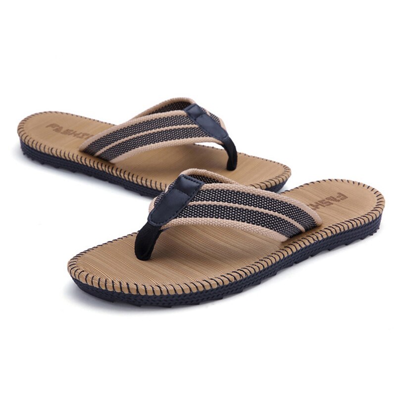Men's Flip Flops Summer Men's Beach Slippers Men's Sandals Dragging Man Shoes Leisure Bathroom Shoes
