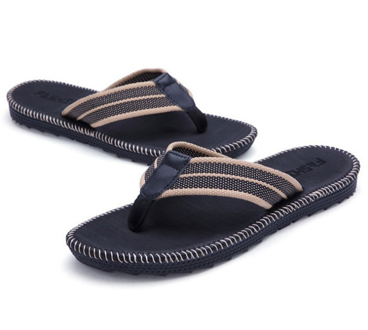 Men's Flip Flops Summer Men's Beach Slippers Men's Sandals Dragging Man Shoes Leisure Bathroom Shoes