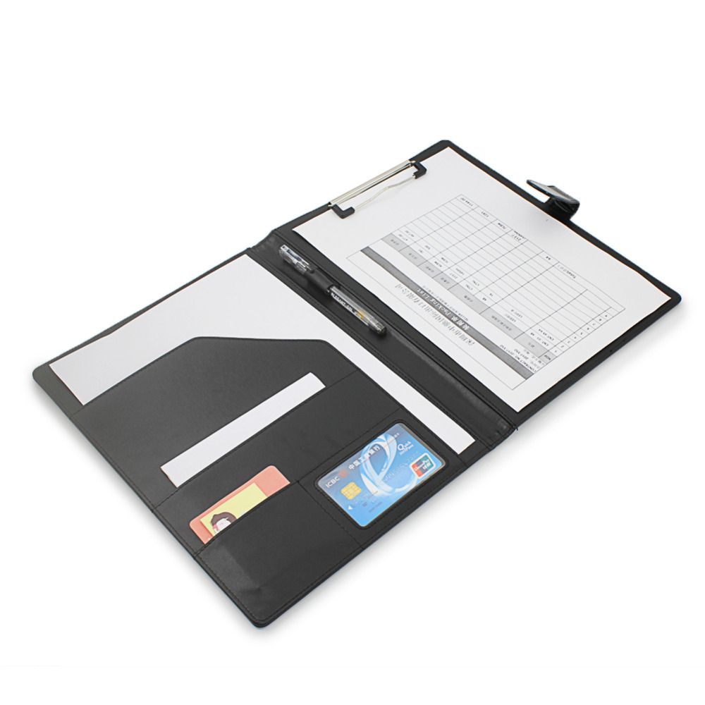 School Supplies A4 Clipboard Folder A4 File Folder Manager Clip Document Bag Business Card Holder Filing Products Document