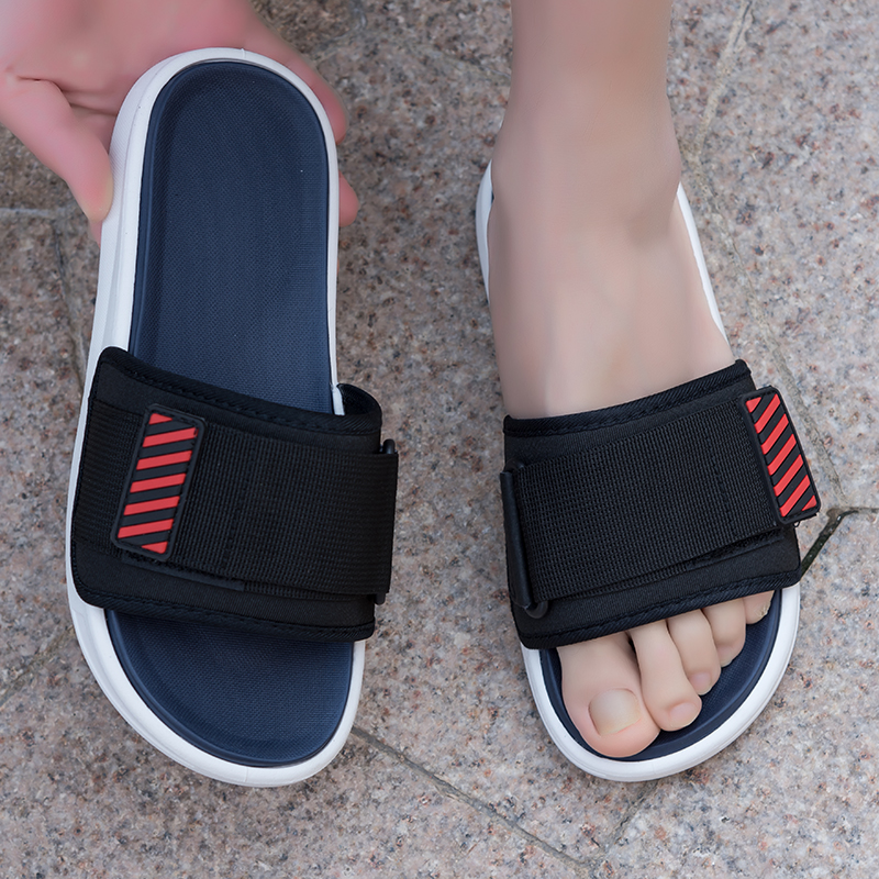 SocNoDn Men's Luxury Casual Fashion Trend Lycra Fabric Slippers Hiking Shoes Slippers Beach Sandals