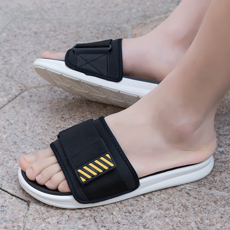 SocNoDn Men's Luxury Casual Fashion Trend Lycra Fabric Slippers Hiking Shoes Slippers Beach Sandals