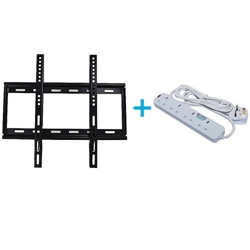 TV Wall Mounting Bracket for 26 - 55 TV + 4 way heavy duty extension.