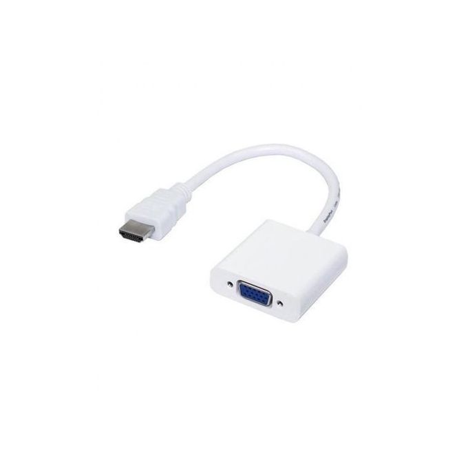 HDMI - VGA Cable - White-high quality
