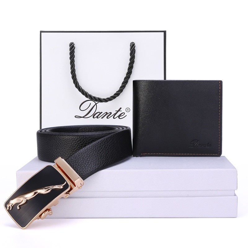 Men's wallet belt two-piece suit gift