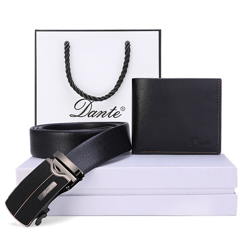 Men's wallet belt two-piece suit gift