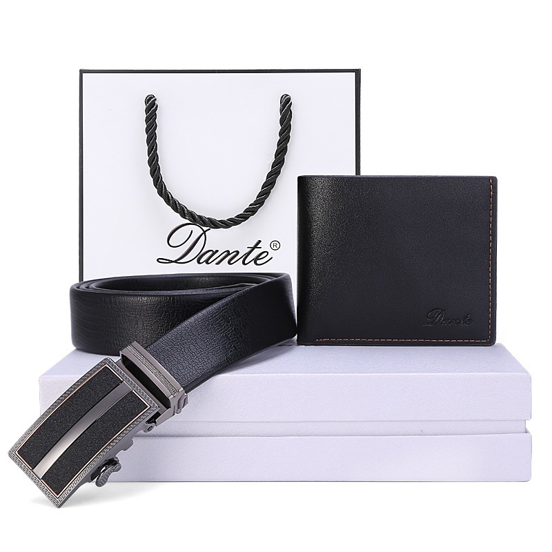 Men's wallet belt two-piece suit gift