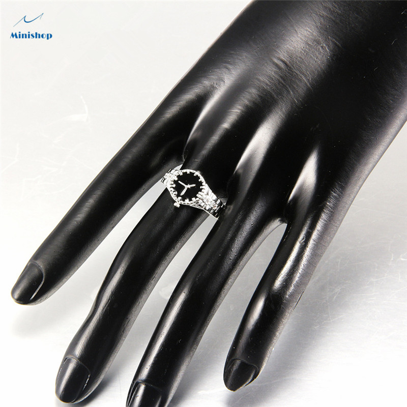 Men and Women's New Creative Watch Shaped Fashion Ring Personality Couple Rings Jewelry Gift
