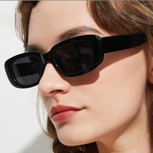 glasi za wanawake Women's Fashion Accessories Sunglasses New Arrivals GirlsSunglasses Square Sunglasses Olive Green Colorful ins Street Shot Glasses(Black/Red/White/Leopard/Brown)