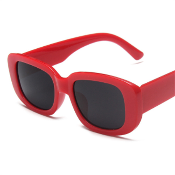 glasi za wanawake Women's Fashion Accessories Sunglasses New Arrivals GirlsSunglasses Square Sunglasses Olive Green Colorful ins Street Shot Glasses(Black/Red/White/Leopard/Brown)