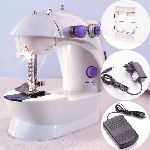 Multifunction Electric Mini Sewing Machine - White