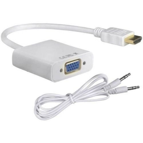 HDMI - VGA Cable With Audio - White