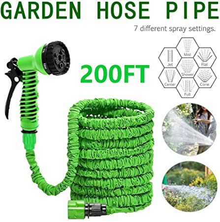 incredible 3* expandable garden hose pipe 60m/200ft