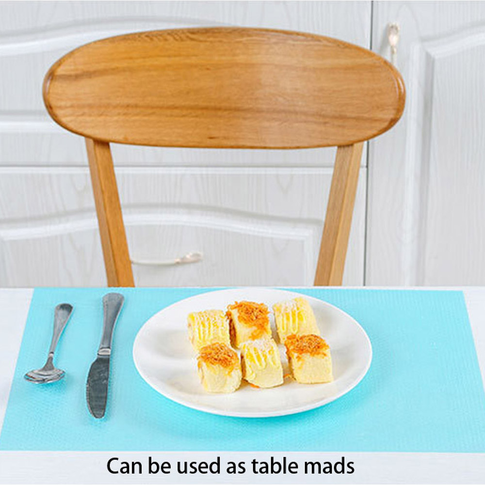 4pcs/set Silicone Fridge Mats A Rugs In The Fridge Refrigerator Table Mat On The Dining Tables
