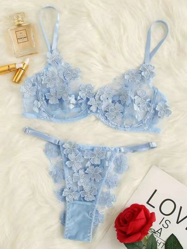 Women Lace Floral Sexy Bra Panty Set Images Bra And Panty New Design Lingerie