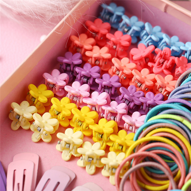 Hair Clips for Girls, 130/240/500/780 Pcs Lovely Snap Hair Clips Barrettes for Kids Teens Women, Cute Candy Color Cartoon Design Hair Pins