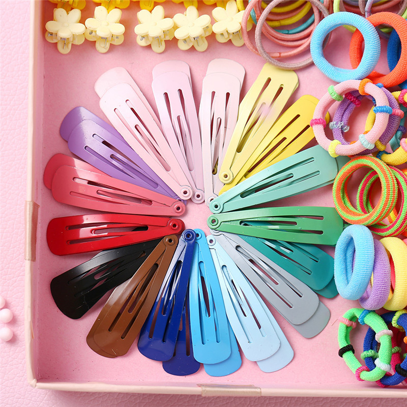 Hair Clips for Girls, 130/240/500/780 Pcs Lovely Snap Hair Clips Barrettes for Kids Teens Women, Cute Candy Color Cartoon Design Hair Pins