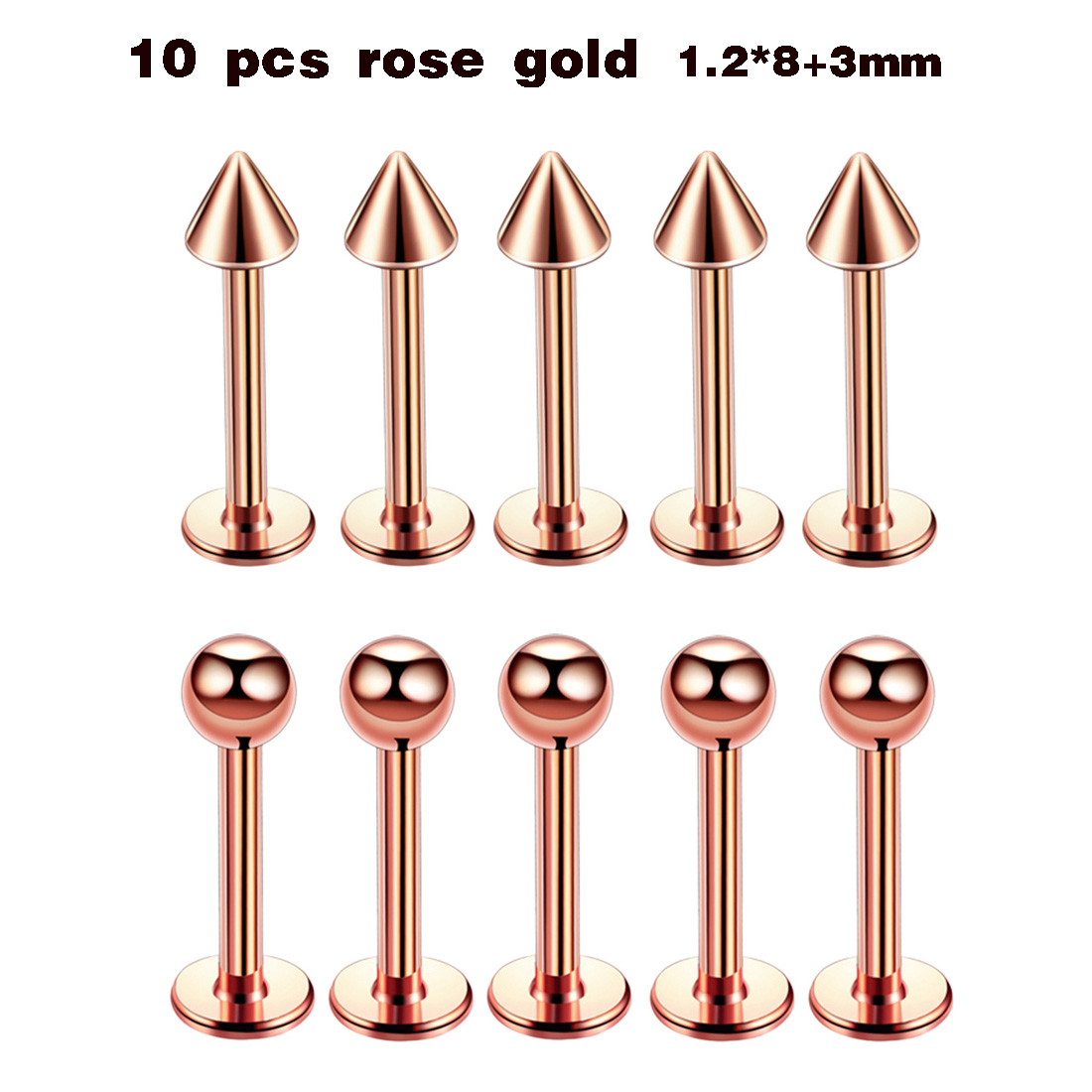 Earrings Hoop 10/20Pcs Surgical Steel Stud for Women Men Nose Lip Horseshoe Piercing Rings 5 Colors Ear Body Piercing Jewelry