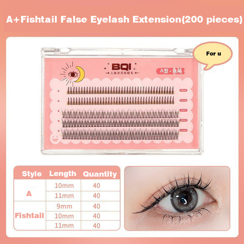 DIY False Eyelash Extension, 3D Effect Individual Melt Flare Lash Cluster Natural Lashes Set, Home Eyelash Extension, Lashes Pack view 9