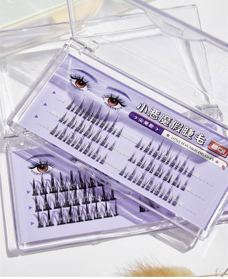 DIY False Eyelash Extension, 3D Effect Individual Melt Flare Lash Cluster Natural Lashes Set, Home Eyelash Extension, Lashes Pack view 5