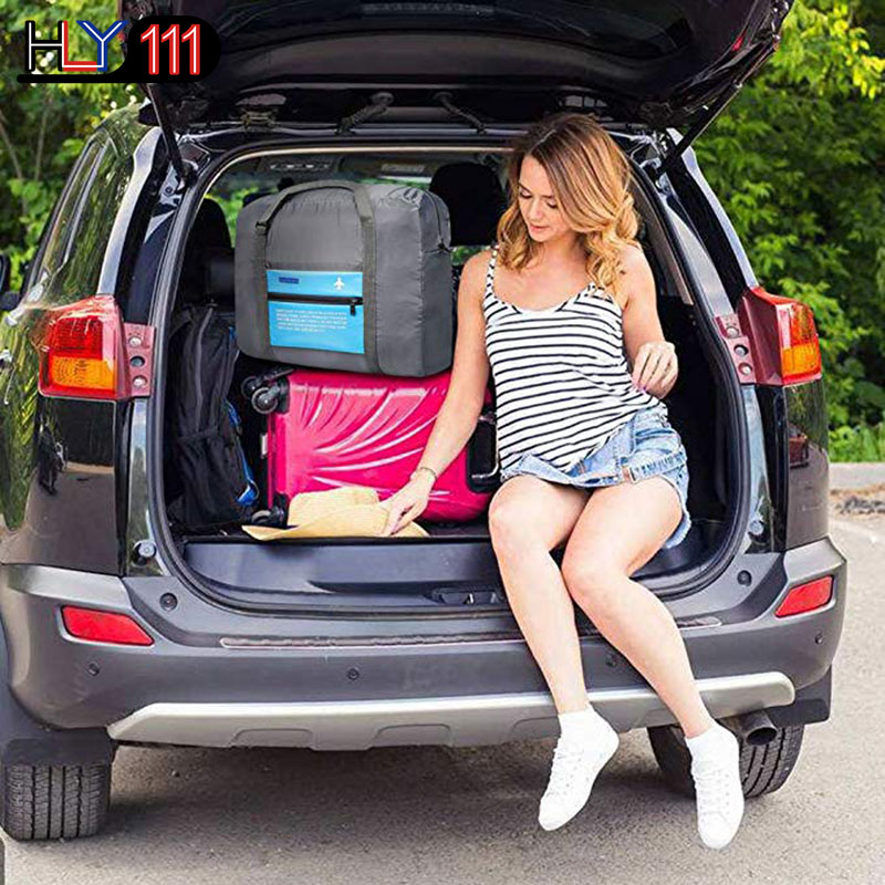 Travel Foldable Duffel Bag for Women Men Portable Handbag Waterproof Lightweight Carry On Luggage