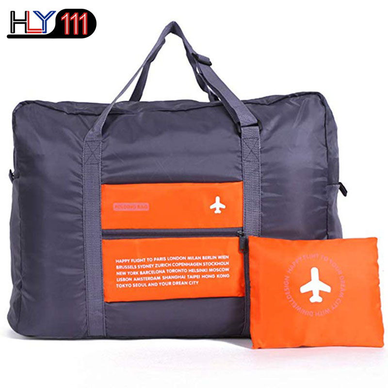 Travel Foldable Duffel Bag for Women Men Portable Handbag Waterproof Lightweight Carry On Luggage