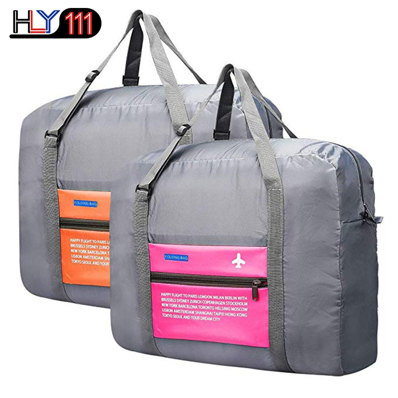 Travel Foldable Duffel Bag for Women Men Portable Handbag Waterproof Lightweight Carry On Luggage