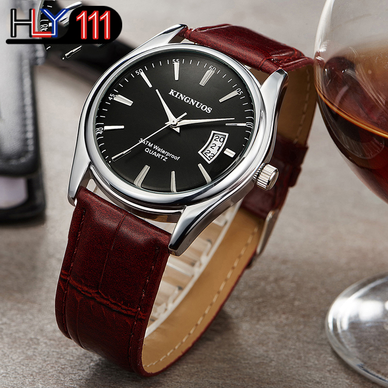 2020 Fashion Quartz Watches Calender Date Men's Watches Clock Business Stainless Wrist Watch for men