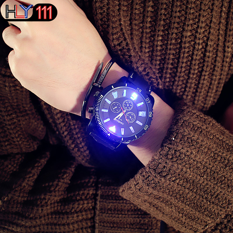Men's Watches Fashion watches women watches couple luminous rhinestone waterproof quartz wristwatch
