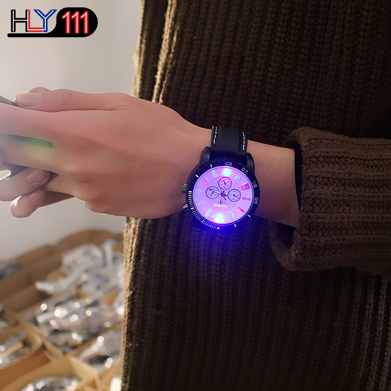 Men's Watches Fashion watches women watches couple luminous rhinestone waterproof quartz wristwatch