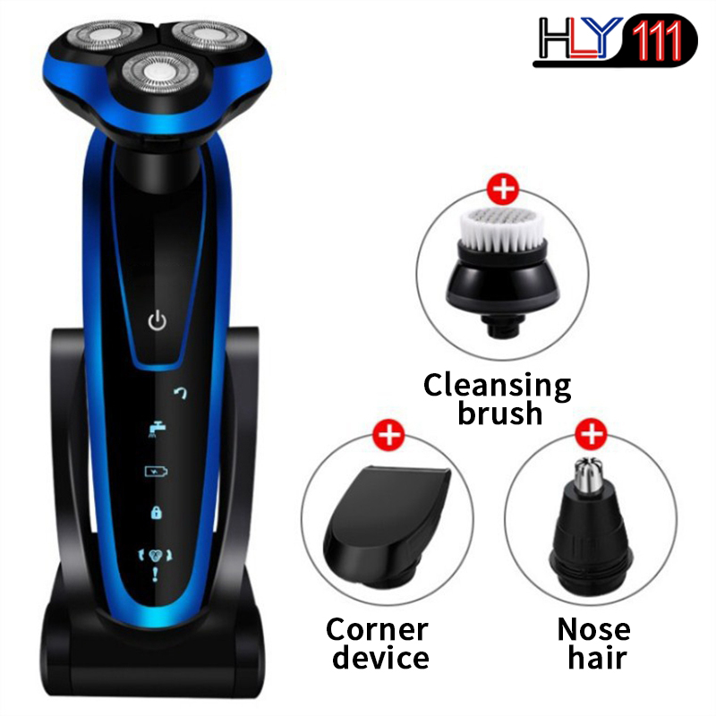New Whole Body Wash Electric Shaver For Men 4 in1 Electric Razor 4d  Beard Trimmer USB rechargeable shaving machine Professional Barber Barber Adult Men's Razor