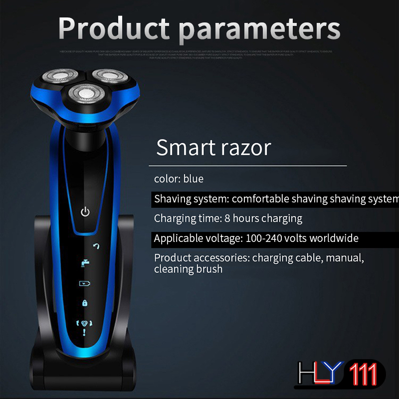 New Whole Body Wash Electric Shaver For Men 4 in1 Electric Razor 4d  Beard Trimmer USB rechargeable shaving machine Professional Barber Barber Adult Men's Razor