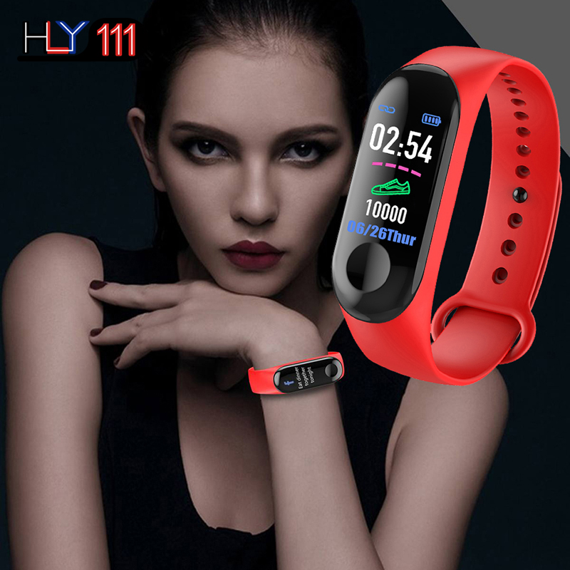 Sports Watches Smart Bracelet Wristband Blood Pressure Heart Rate Monitor Pedometer Women's Watches