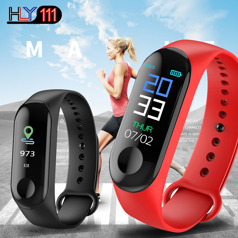 Sports Watches Smart Bracelet Wristband Blood Pressure Heart Rate Monitor Pedometer Women's Watches