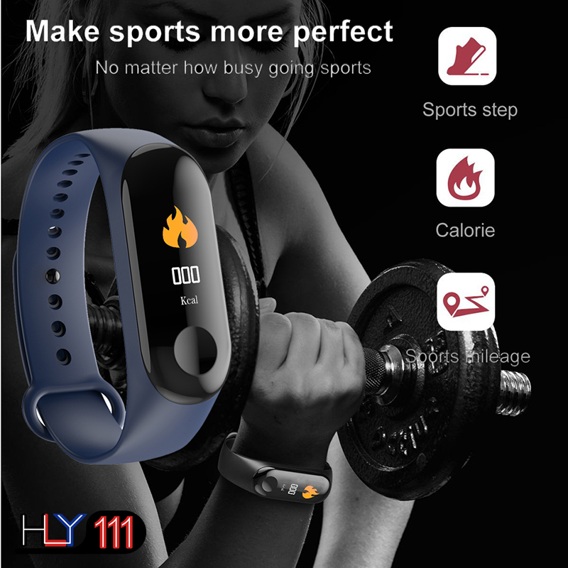 Sports Watches Smart Bracelet Wristband Blood Pressure Heart Rate Monitor Pedometer Women's Watches