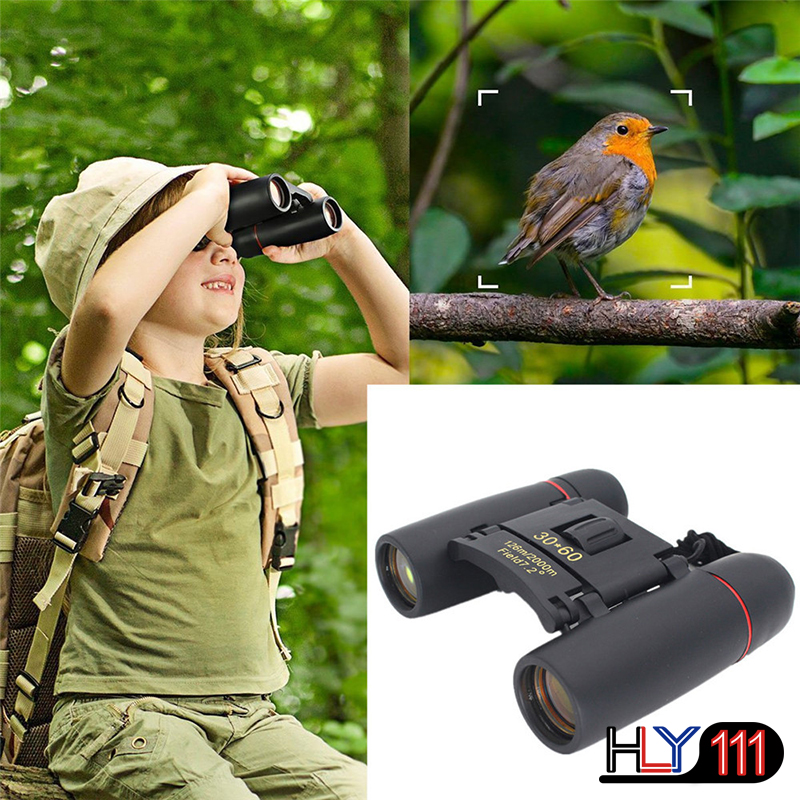 Telescope with Zoom 30x60 folding binoculars Night Vision bird's eye view of hunting travel 1000 m