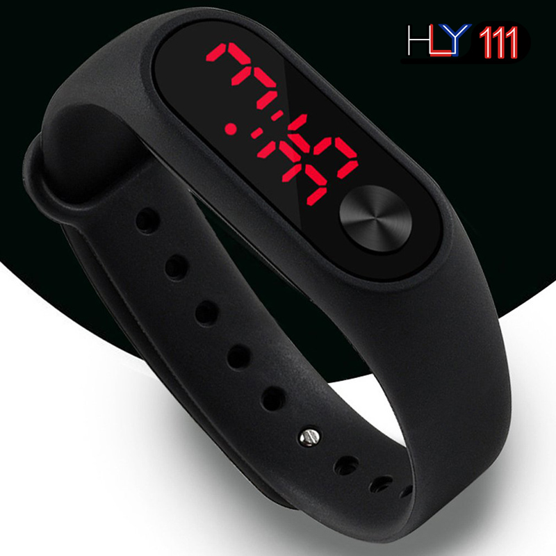 Fashion Sports Watches Outdoor LED Digital Bracelet Women's Watches Multicolor Silicone Watches gift