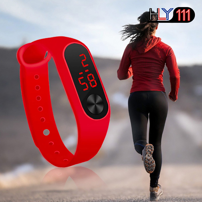 Fashion Sports Watches Outdoor LED Digital Bracelet Women's Watches Multicolor Silicone Watches gift