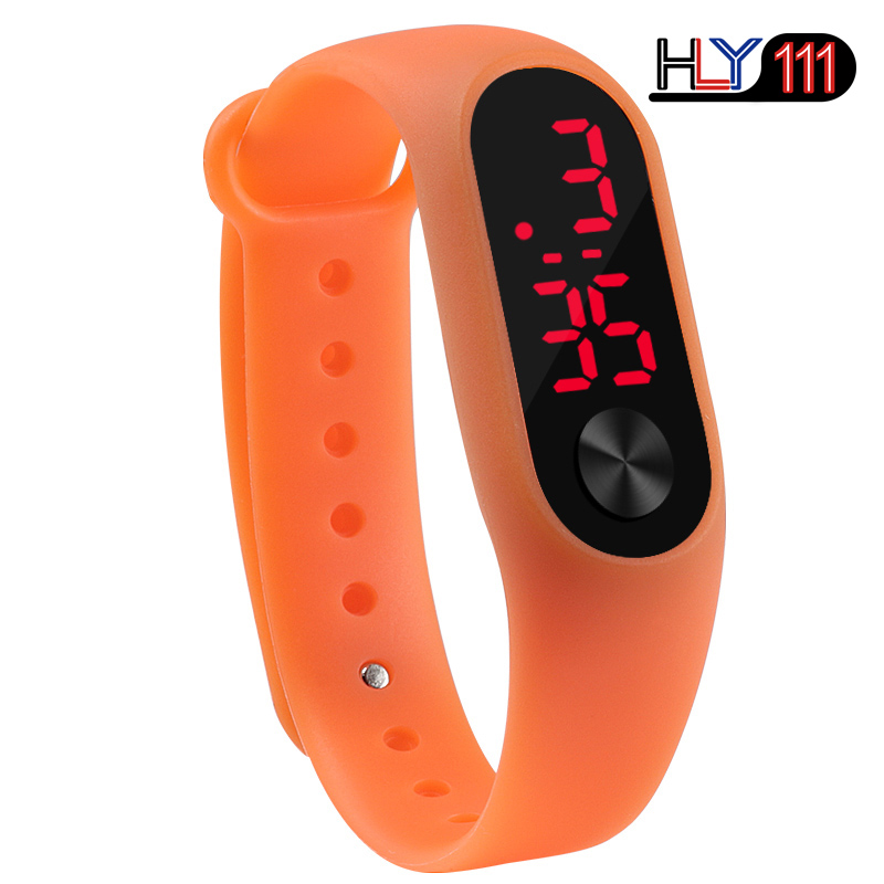 Fashion Sports Watches Outdoor LED Digital Bracelet Women's Watches Multicolor Silicone Watches gift