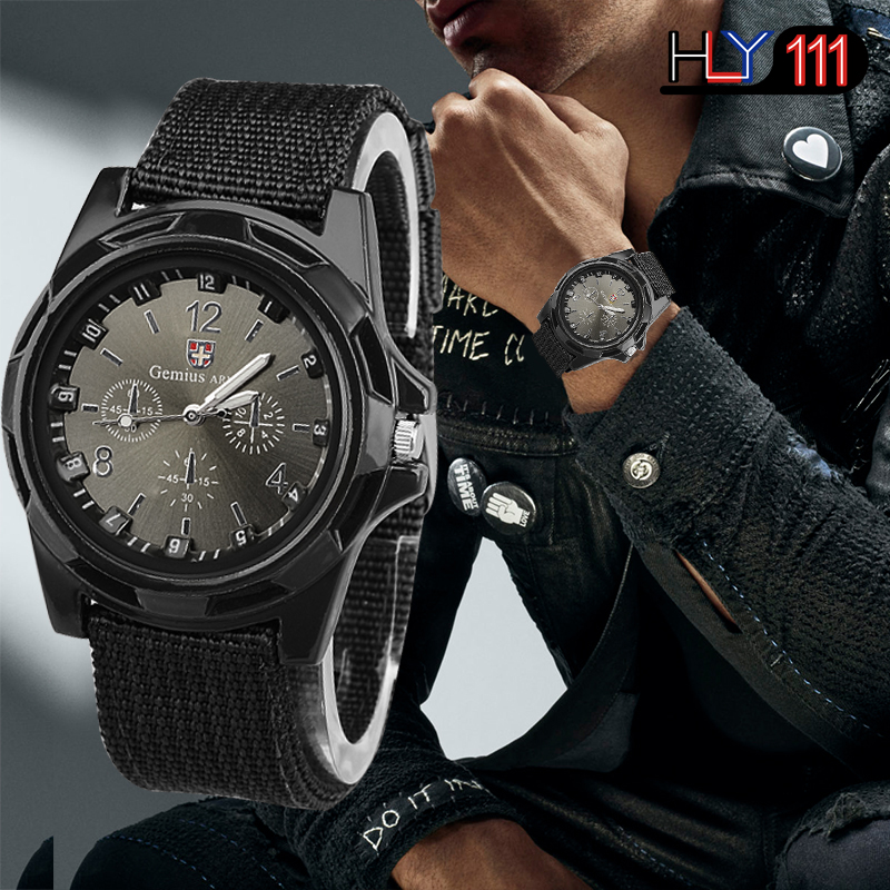 Hot Sales Military Watches Men Gemius Army Men's Watches Sports Watches Nylon Band Male Clock
