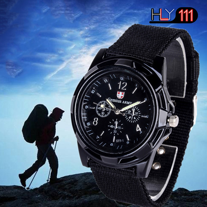 Hot Sales Military Watches Men Gemius Army Men's Watches Sports Watches Nylon Band Male Clock