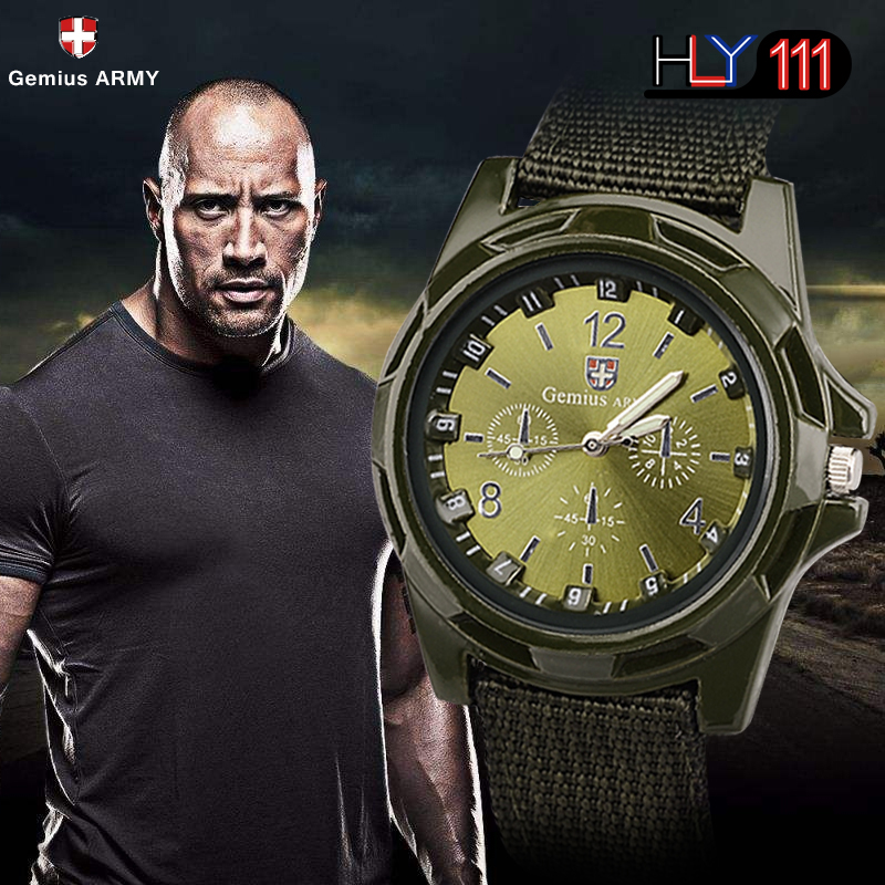 Hot Sales Military Watches Men Gemius Army Men's Watches Sports Watches Nylon Band Male Clock