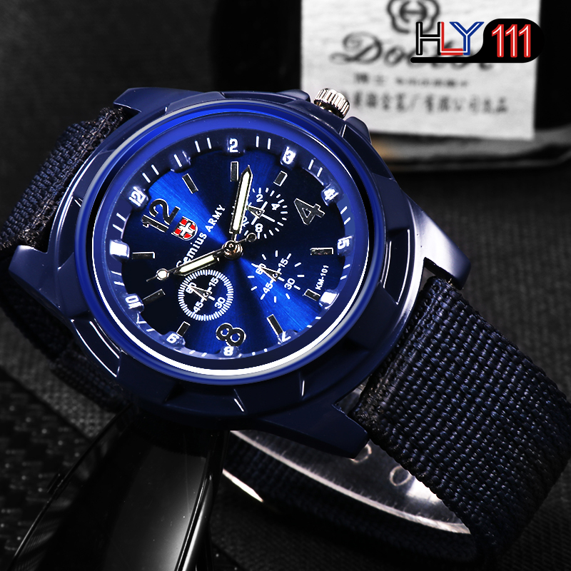 Hot Sales Military Watches Men Gemius Army Men's Watches Sports Watches Nylon Band Male Clock
