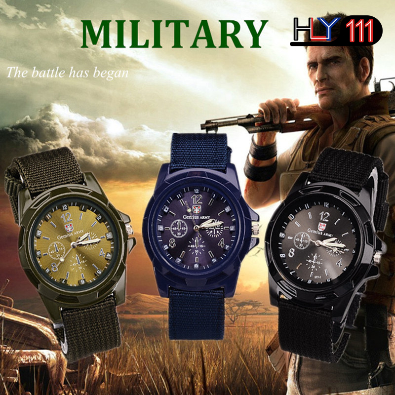 Hot Sales Military Watches Men Gemius Army Men's Watches Sports Watches Nylon Band Male Clock