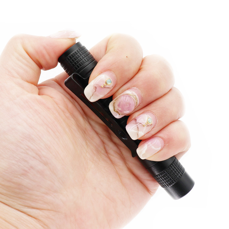 Mini portable Small penholder Led Flashlight Night Walking lighting Maintenance work Torch Camping