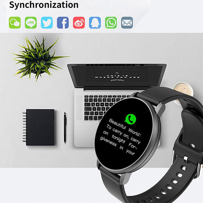 Full Touch Smart Men's Watches Blood Pressure Smartwatch Waterproof Women's watches For Android IOS