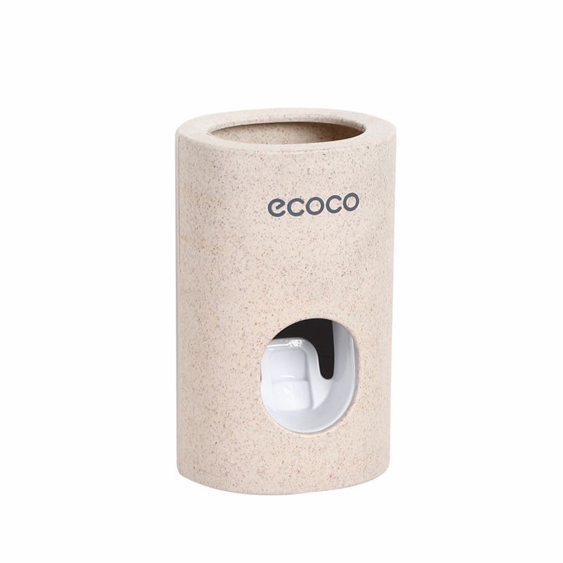 Automatic Toothpaste Dispenser Dust-proof Toothbrush Holder Wall Mount Stand Bathroom Accessories