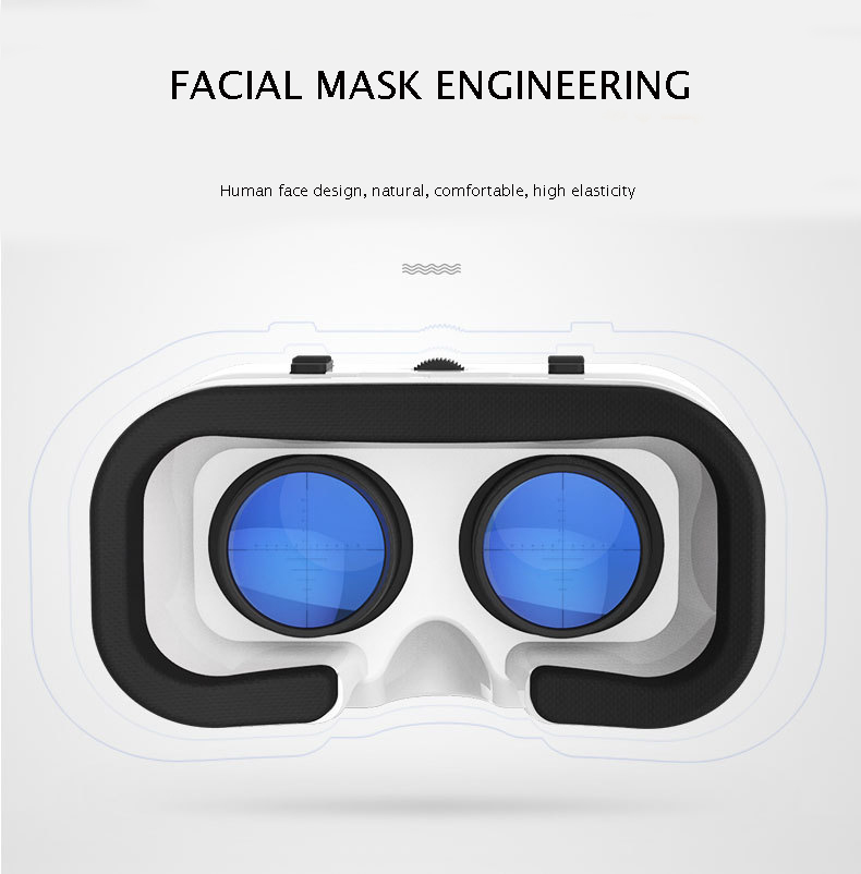 Hot Sales Mobile VR Glasses 3D Virtual Reality Game Glasses Headset VR SHINECON BOX 5 High quality