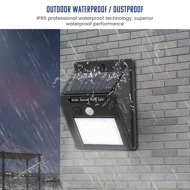 100/30 LED Solar Light  Solar Powered Light  Wall Lamp Waterproof PIR Motion Sensor Garden Lamp  PIR Motion Sensor Garden Light Solar Powered Sunlight LED Lighting
